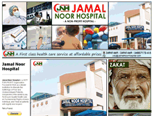 Tablet Screenshot of jamalnoorhospital.com